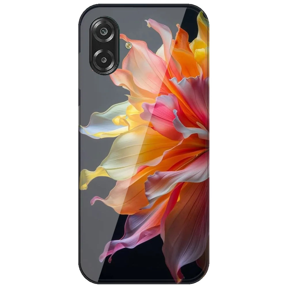 Rainbow Petal Bloom - Printed Silicone Case for Samsung Galaxy A07 4G