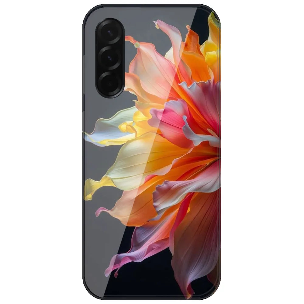 Rainbow Petal Bloom - Printed Silicone Case for Samsung Galaxy A17