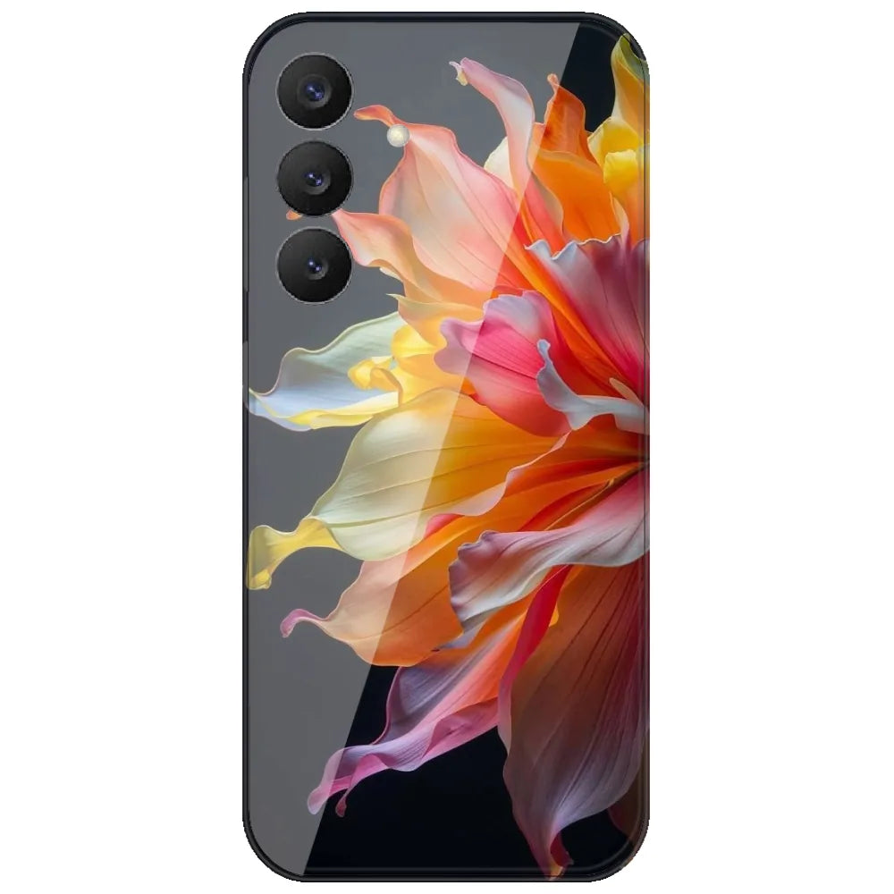 Rainbow Petal Bloom - Printed Silicone Case for Samsung Galaxy S26