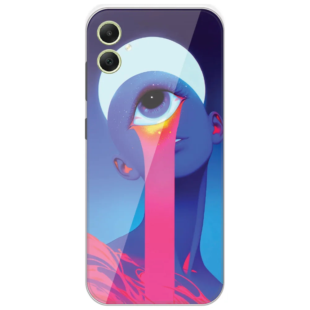Rainbow Tear Eye - Printed Silicone Case for Samsung Galaxy A05
