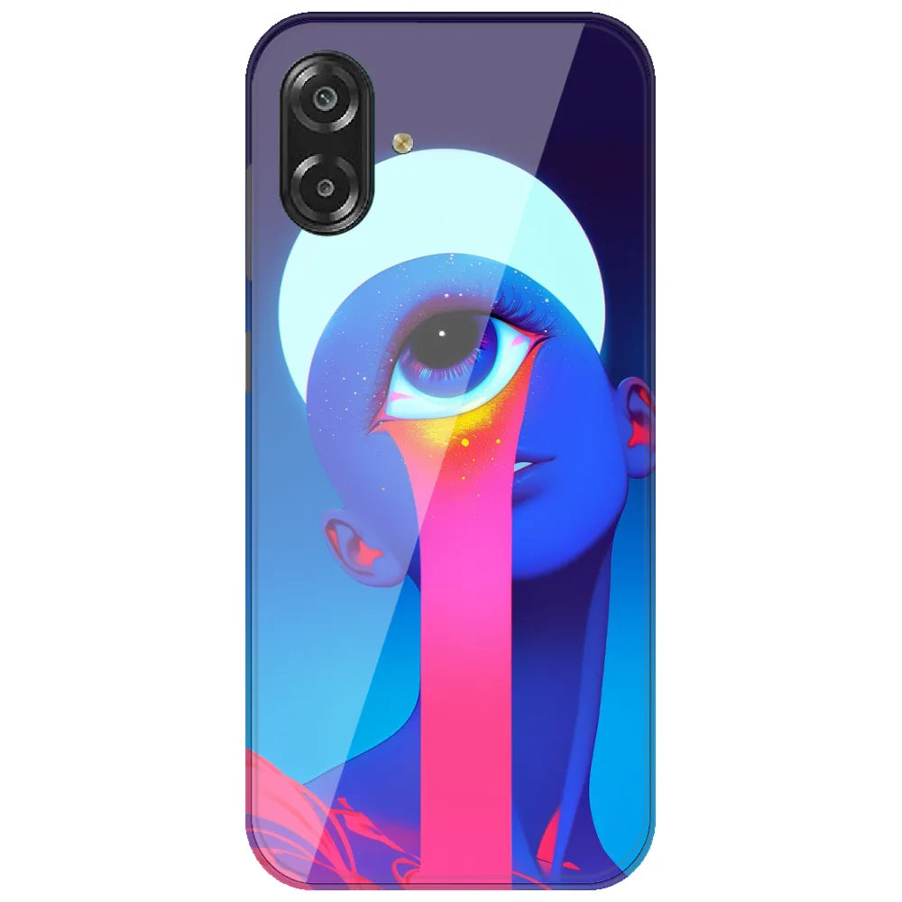 Rainbow Tear Eye - Printed Silicone Case for Samsung Galaxy A07 4G