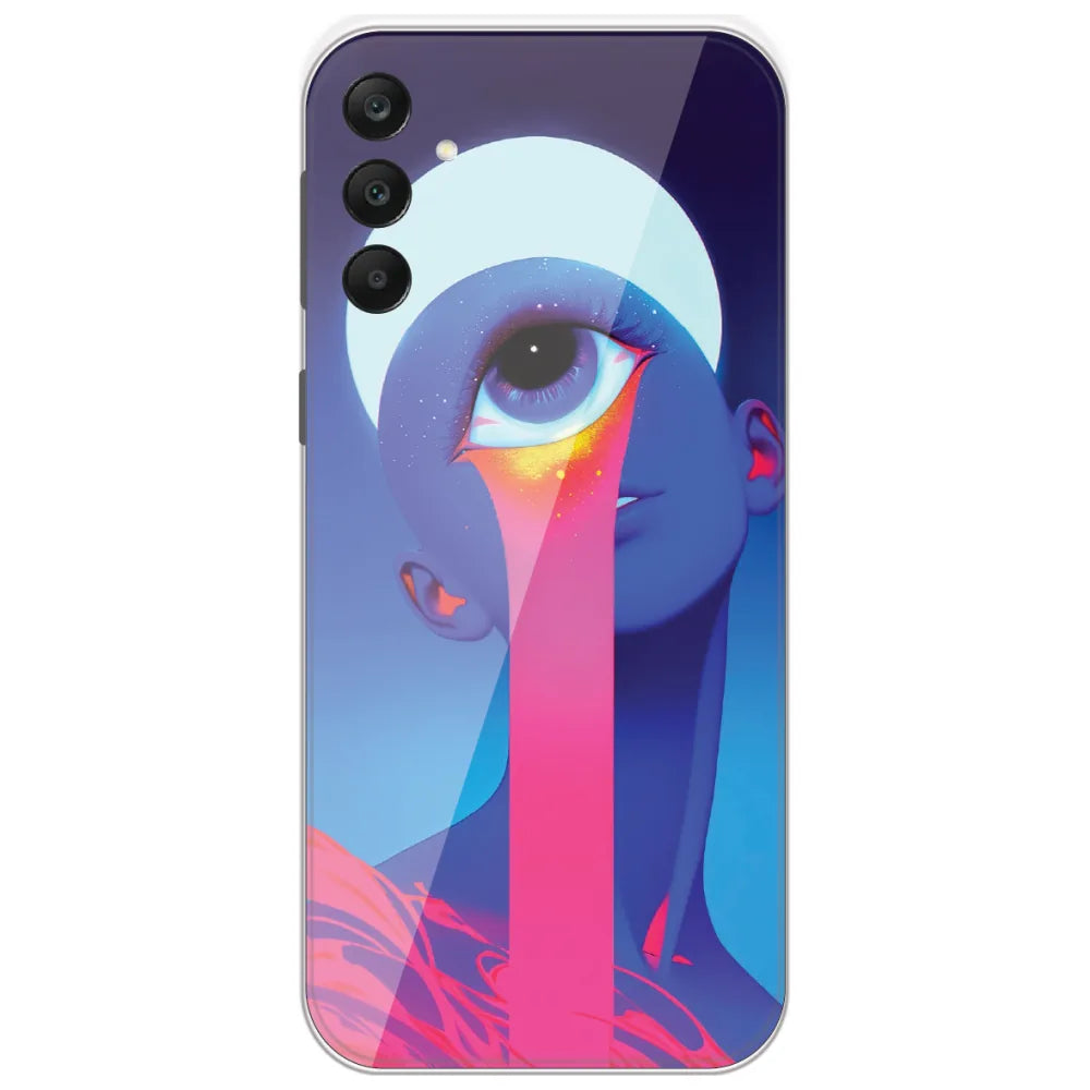 Rainbow Tear Eye - Printed Silicone Case for Samsung Galaxy A25