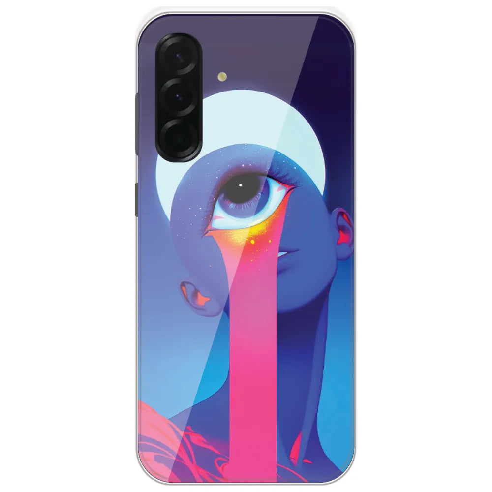 Rainbow Tear Eye - Printed Silicone Case for Samsung Galaxy A36
