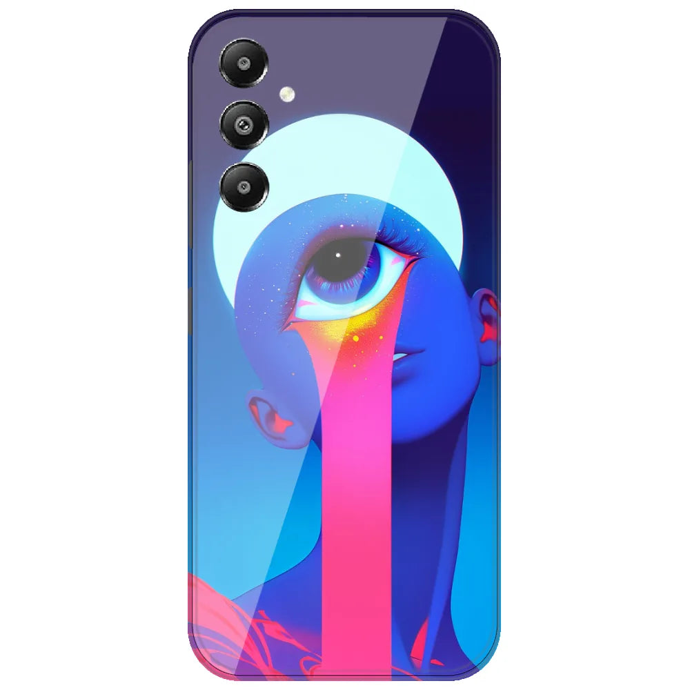 Rainbow Tear Eye - Printed Silicone Case for Samsung Galaxy A54 5G