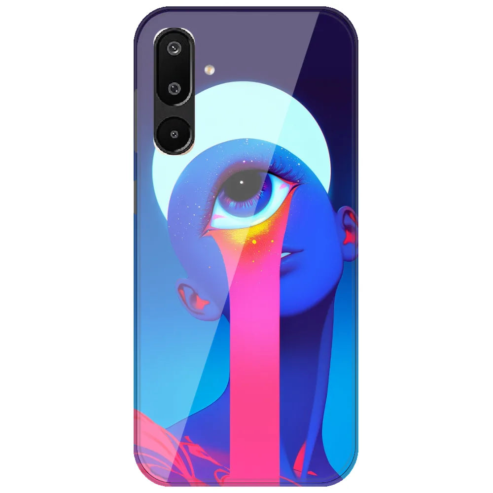 Rainbow Tear Eye - Printed Silicone Case for Samsung Galaxy M16