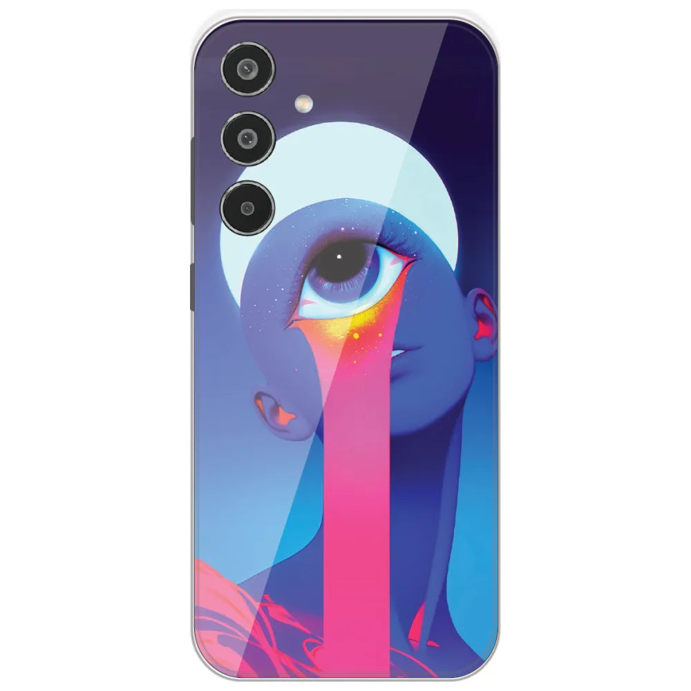 Rainbow Tear Eye - Printed Silicone Case for Samsung Galaxy M35 5G