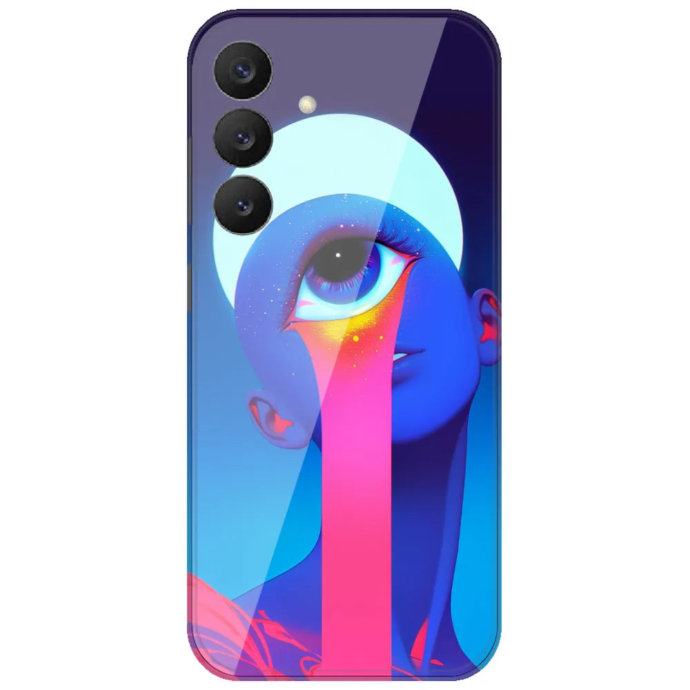 Rainbow Tear Eye - Printed Silicone Case for Samsung Galaxy S26