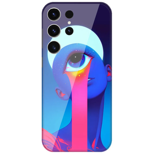 Rainbow Tear Eye - Printed Silicone Case for Samsung Galaxy S26 Ultra