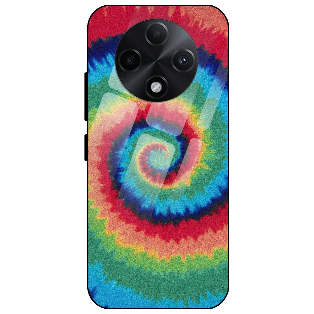Rainbow Tie Dye - Glass Case for Oppo F27