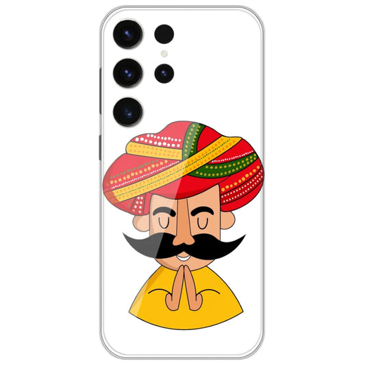 Rajasthani Namaste Man - Printed Silicone Case for Samsung Galaxy S26 Ultra
