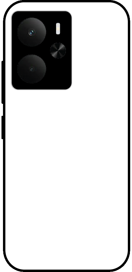 Realme 14 back cover mockup - customisable glossy metal silicone case