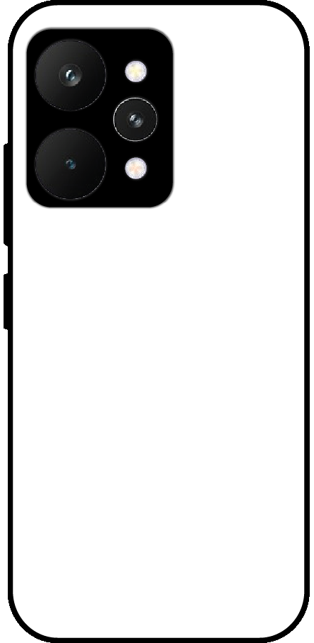 Realme 15 Pro back cover mockup - customisable glossy metal silicone case