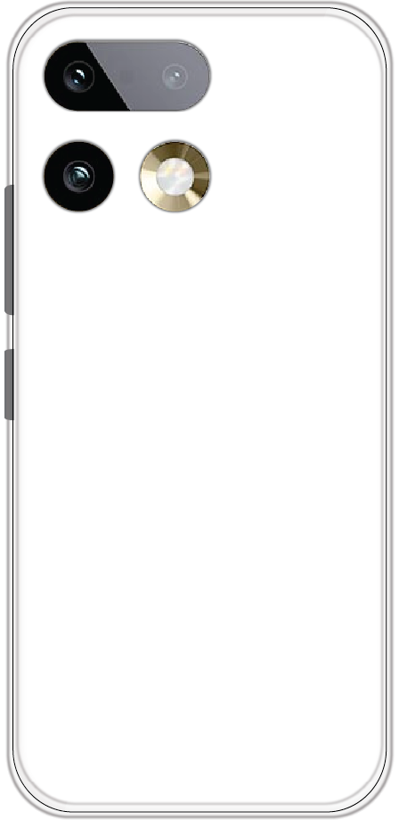 Realme 16 Pro Plus back cover mockup - customisable soft silicone case