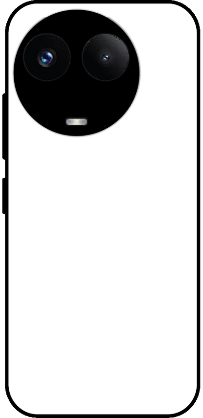 Realme Narzo 60X back cover mockup - customisable glossy metal silicone case