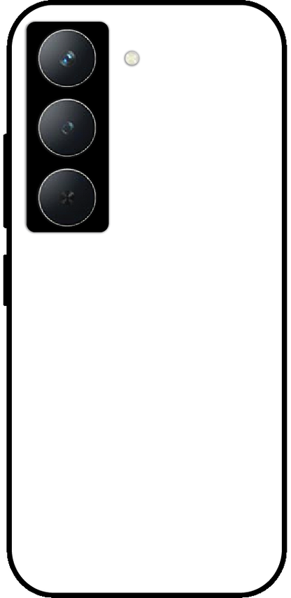 Realme Narzo 80X back cover mockup - customisable glossy metal silicone case