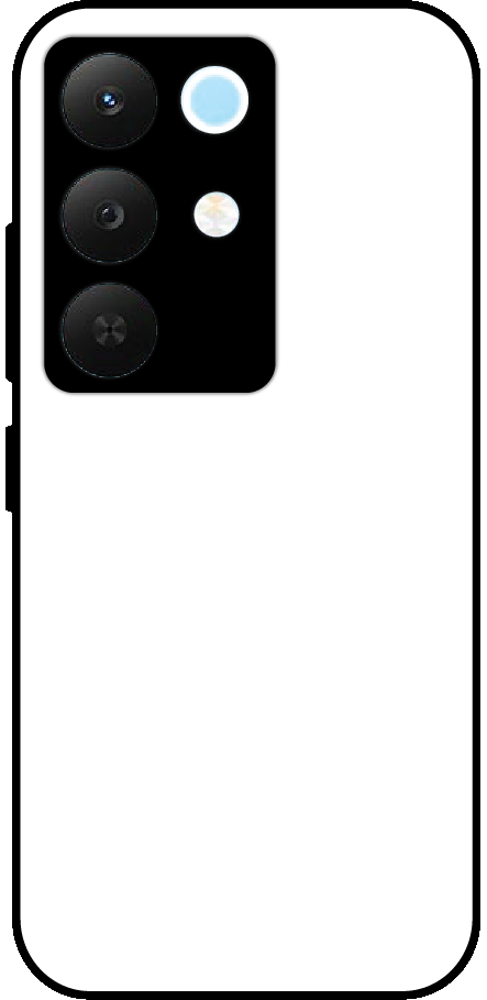 Realme Narzo 90X back cover mockup - customisable glossy metal silicone case