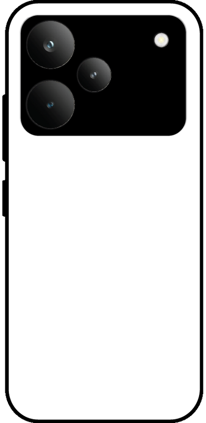 Realme P4 Pro back cover mockup - customisable glossy metal silicone case