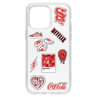Red Themed Sticker Case