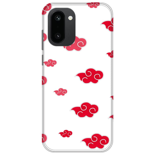 Red Clouds - Clear Printed Silicone Case for OnePlus 15R