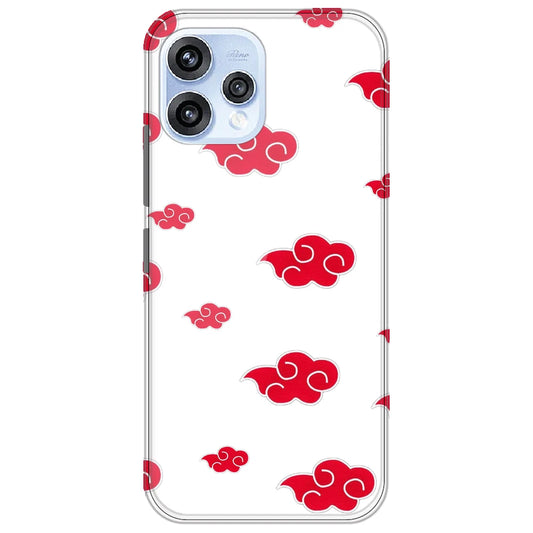 Red Clouds - Clear Printed Silicone Case for Oppo Reno 15