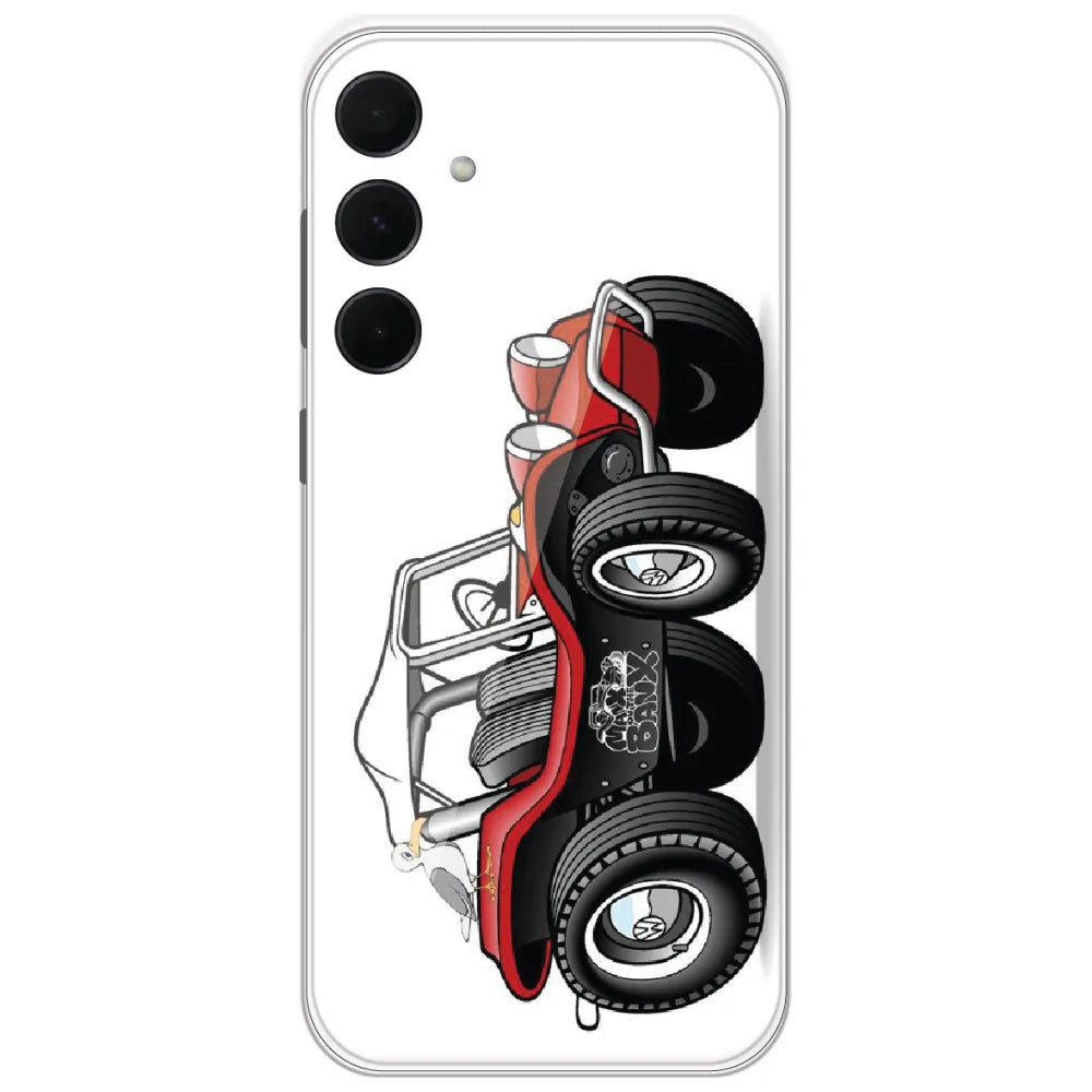 Red Dune Buggy - Printed Silicone Case for Samsung Galaxy A35