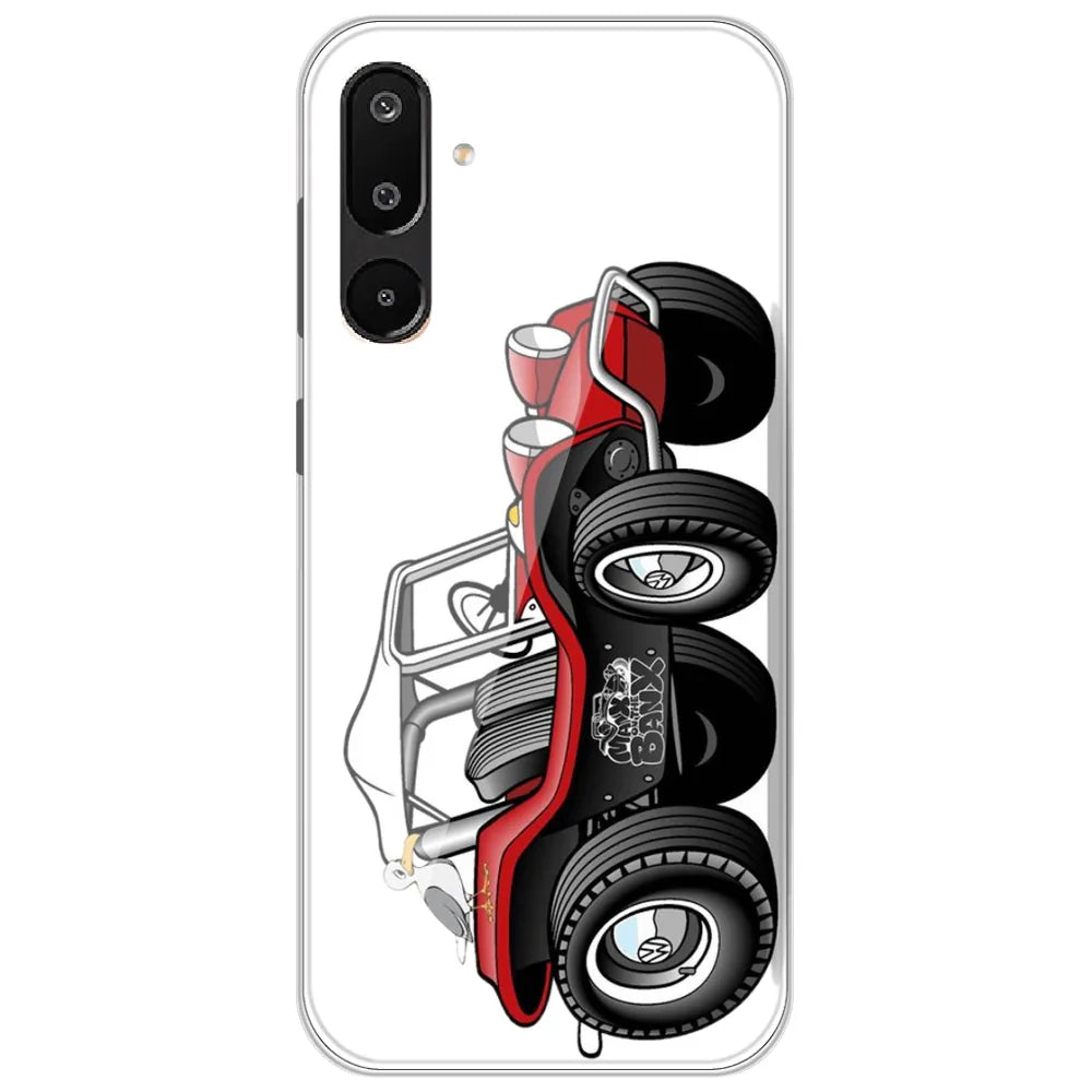 Red Dune Buggy - Printed Silicone Case for Samsung Galaxy M16