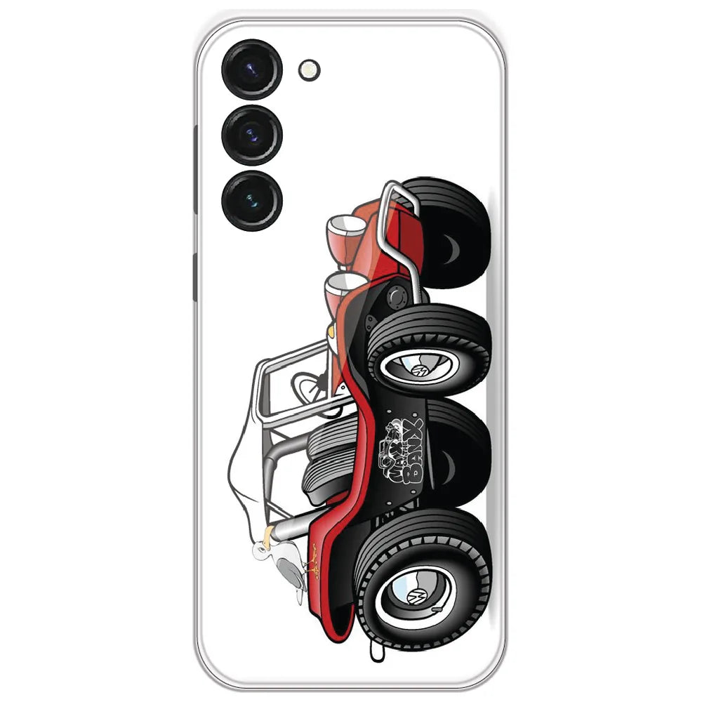 Red Dune Buggy - Printed Silicone Case for Samsung Galaxy S23 5G
