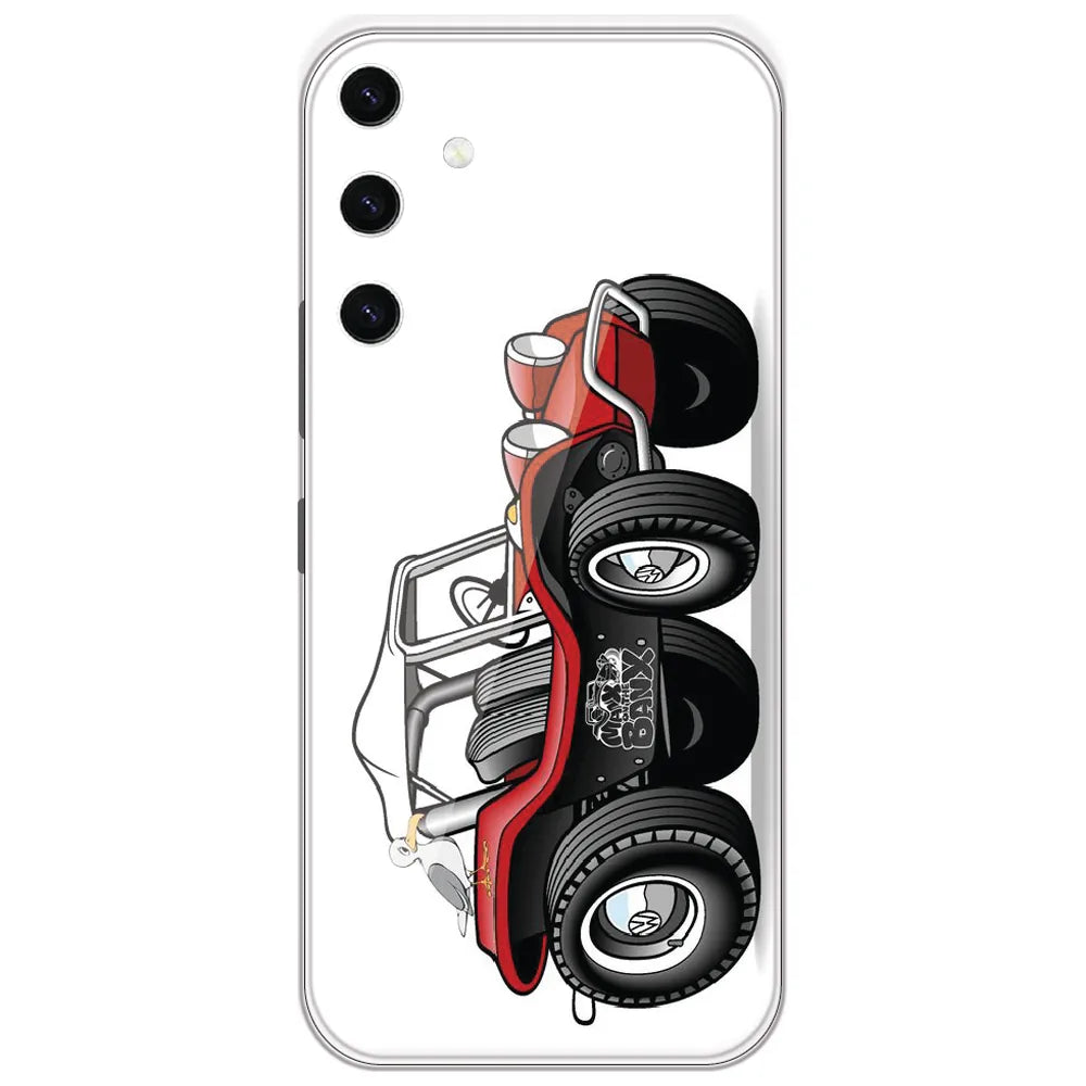 Red Dune Buggy - Printed Silicone Case for Samsung Galaxy S23 Plus 5G