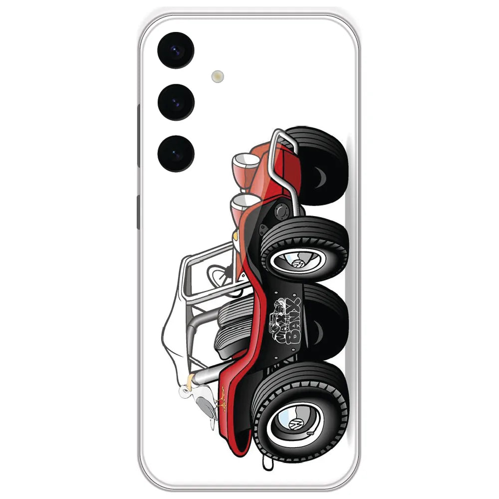 Red Dune Buggy - Printed Silicone Case for Samsung Galaxy S24 Plus