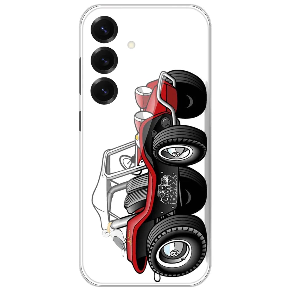 Red Dune Buggy - Printed Silicone Case for Samsung Galaxy S25 FE