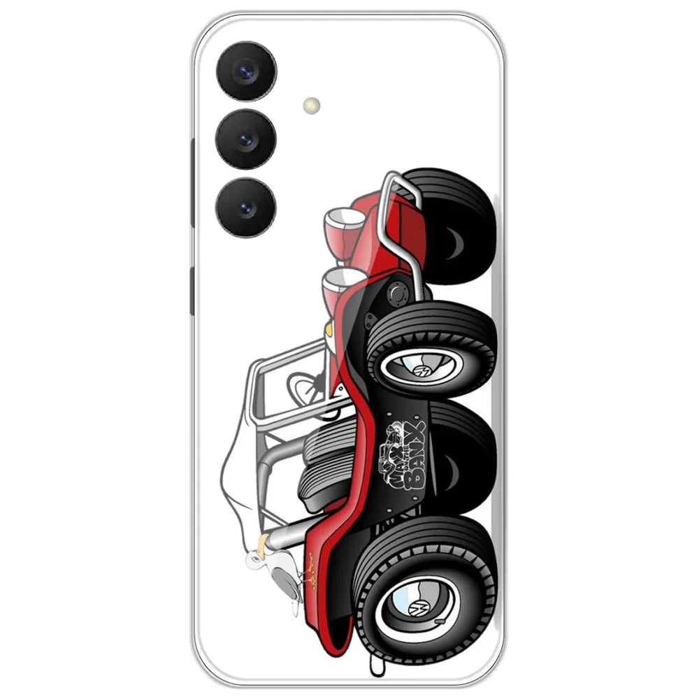 Red Dune Buggy - Printed Silicone Case for Samsung Galaxy S26