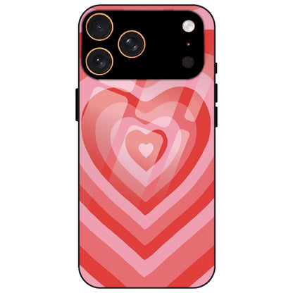 Red Hearts - Glass Case for Apple iPhone 17 Pro