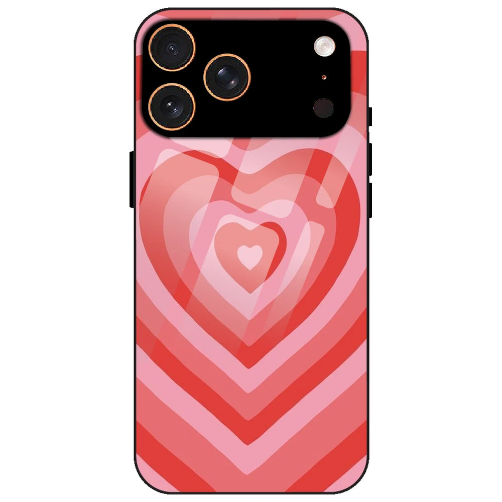 Red Hearts - Glass Case for Apple iPhone 17 Pro Max