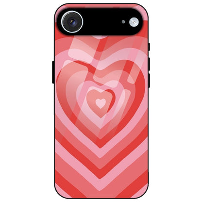 Red Hearts - Glass Case for Apple iPhone Air