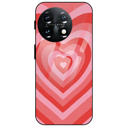 Red Hearts - Glass Case for OnePlus 11