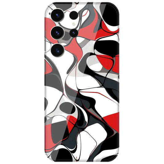 Red Liquid Abstract - Printed Silicone Case for Samsung Galaxy S26 Ultra