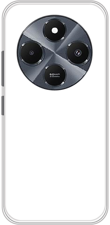 Redmi 14C 5G back cover mockup - customisable soft silicone case