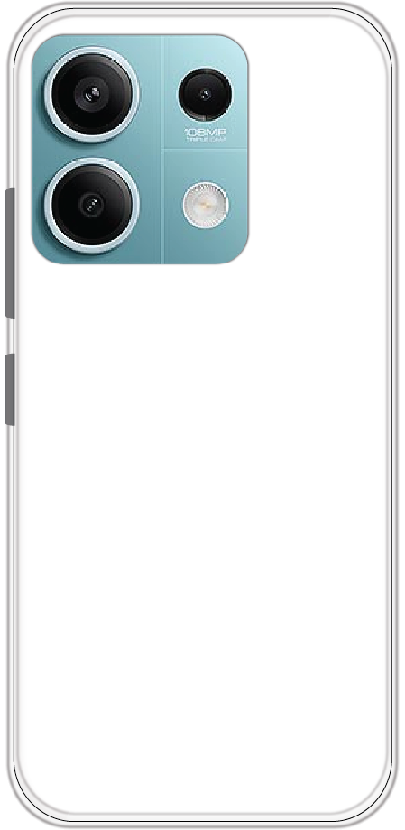 Redmi Note 13 5G back cover mockup - customisable soft silicone case