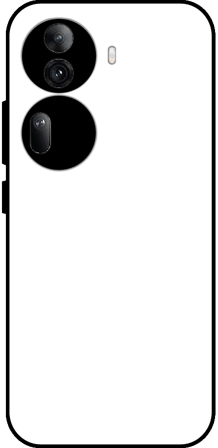 Oppo Reno 11 Pro back cover mockup - customisable glossy metal silicone case