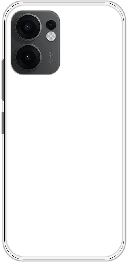 Oppo Reno 13F back cover mockup - customisable soft silicone case