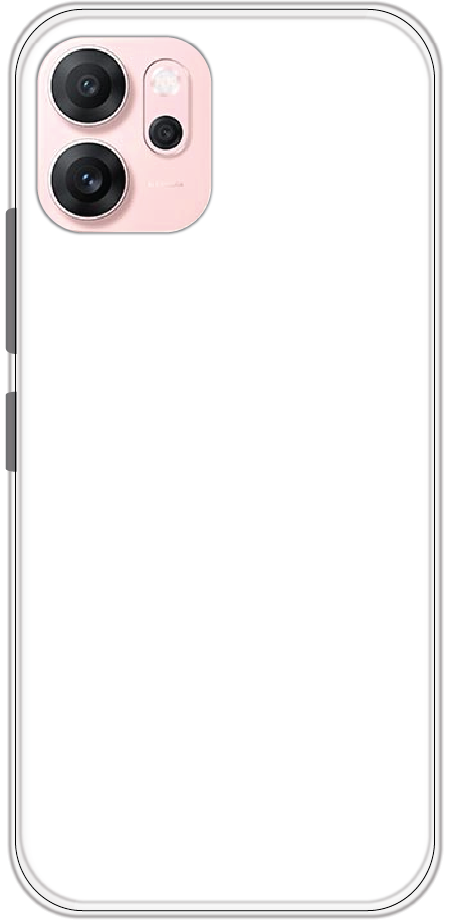 Oppo Reno 14F back cover mockup - customisable soft silicone case
