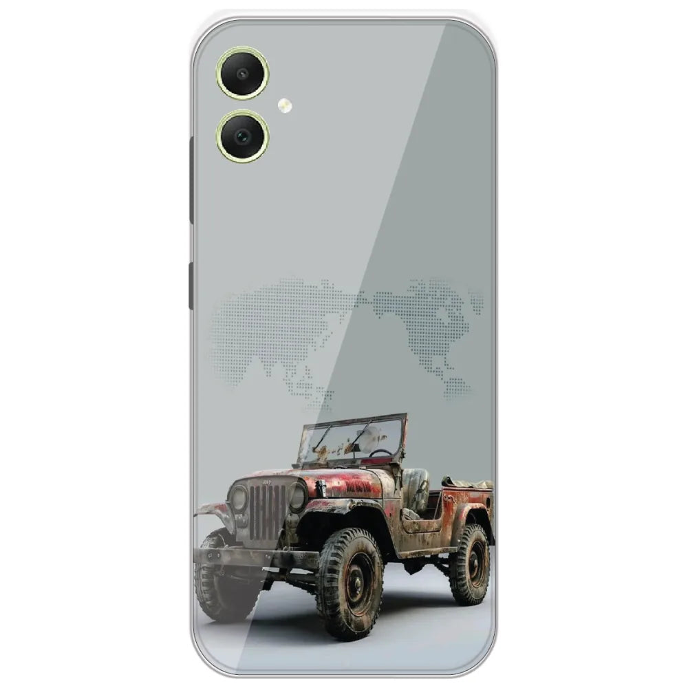 Rusty Vintage Jeep - Printed Silicone Case for Samsung Galaxy A05