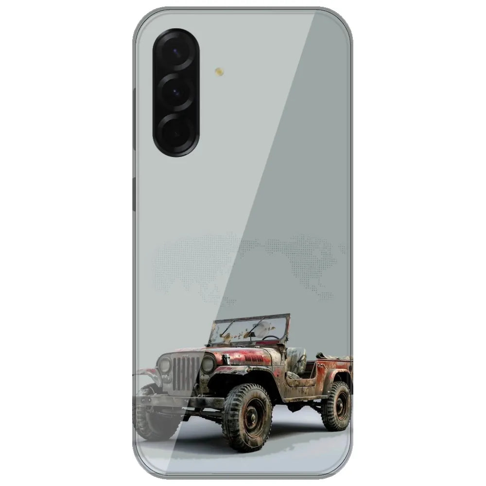 Rusty Vintage Jeep - Printed Silicone Case for Samsung Galaxy A26