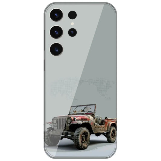 Rusty Vintage Jeep - Printed Silicone Case for Samsung Galaxy S26 Ultra