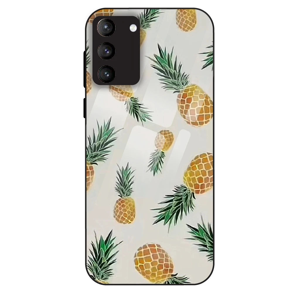 Pineapple Pattern - Glass Case For Samsung Galaxy S21 Plus