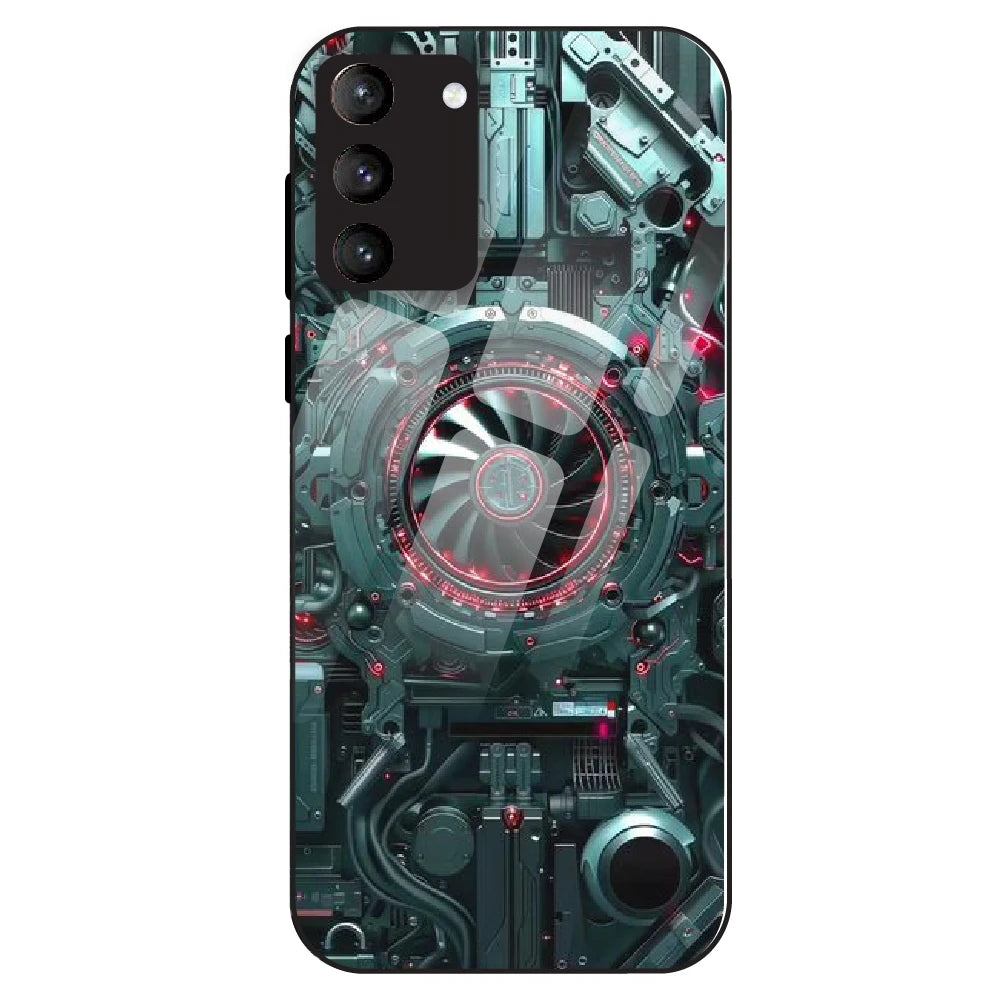 Cybernetic Engine - Glass Case For Samsung Galaxy S21 Plus