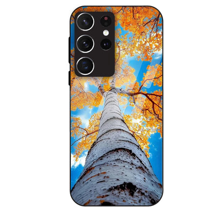 Autumn Tree Sky View - Glass Case For Samsung Galaxy S21 Ultra