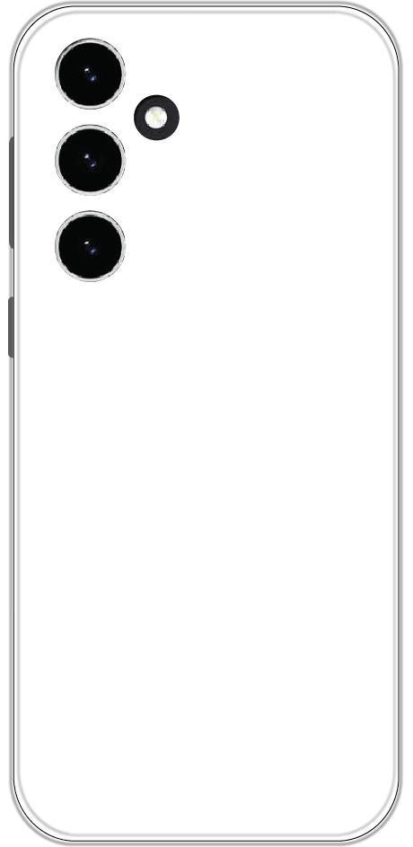 Samsung Galaxy S23 FE 5G back cover mockup - customisable soft silicone case
