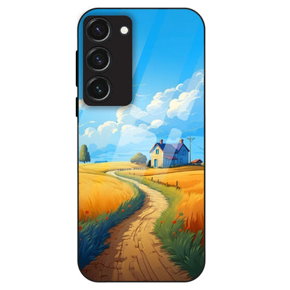Sunny Countryside - Glass Case For Samsung Galaxy S23