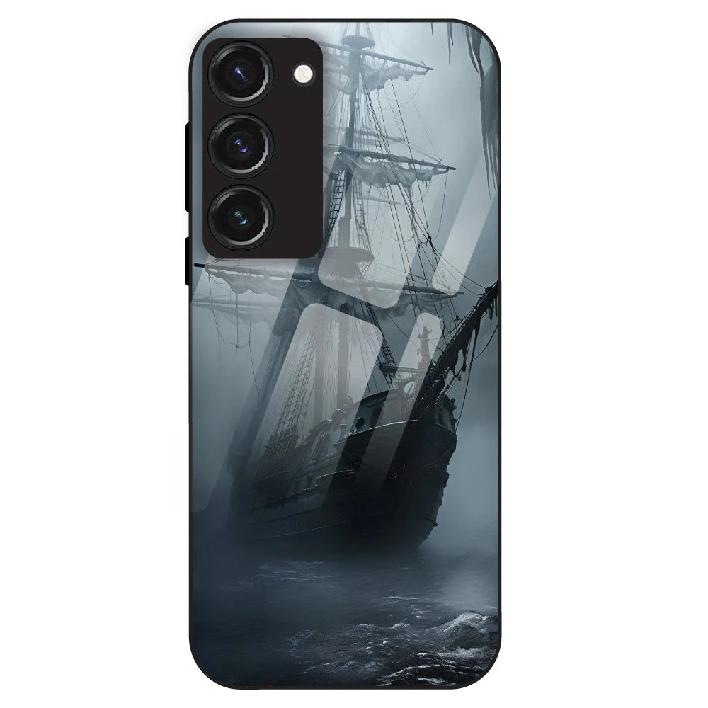 Ghost Ship - Glass Case For Samsung Galaxy S23